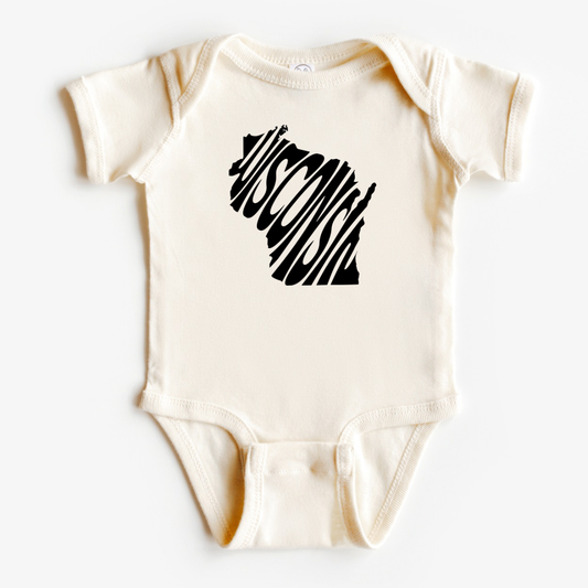 Wisconsin State Baby Onesie