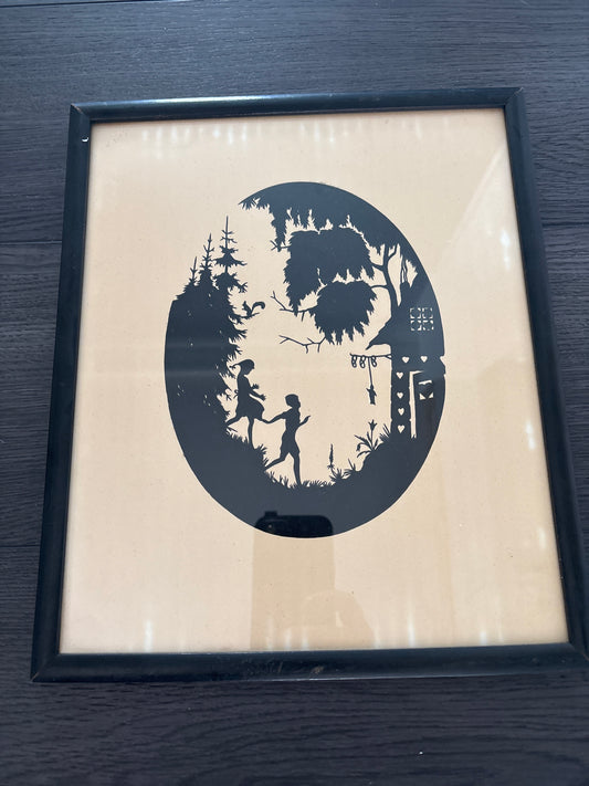 German Hansel & Gretel Hand-Cut Paper Art