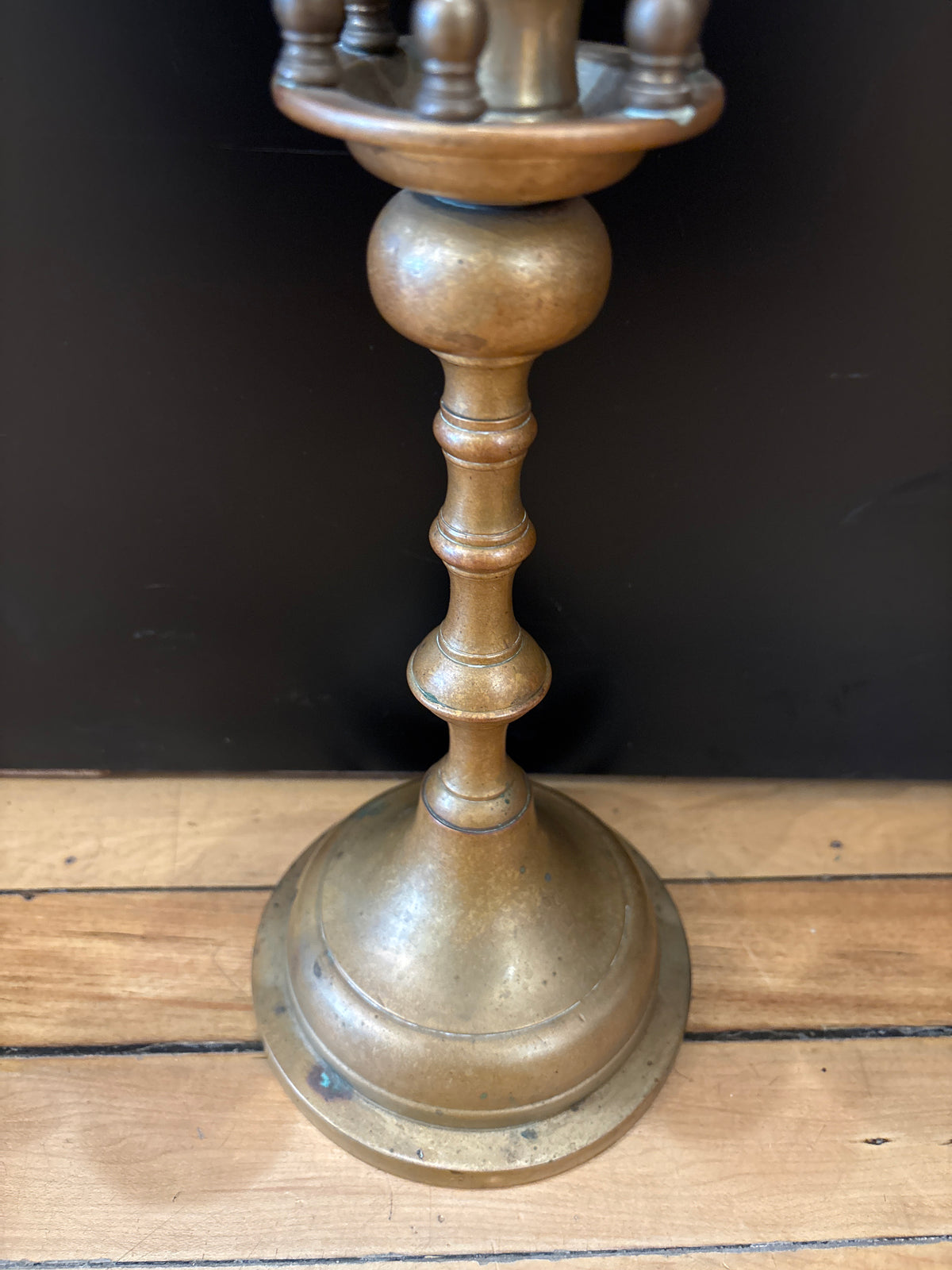 Vintage Seven Arm Brass Candlelabra