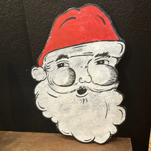 Load image into Gallery viewer, Hand Painted Santa Face