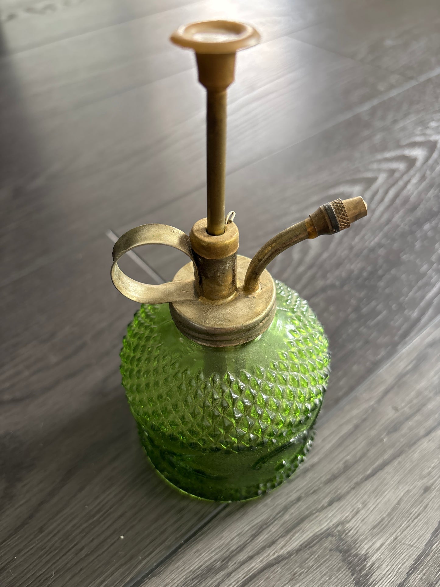 Vintage Green Glass Plant Mister