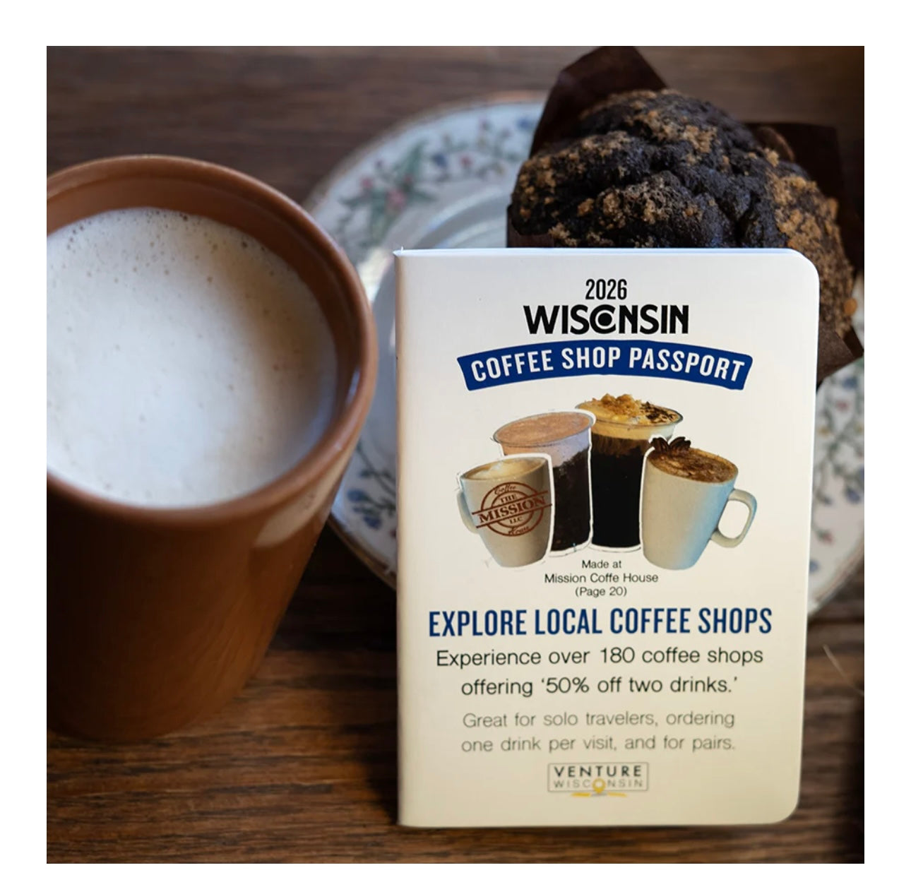 Wisconsin Coffee Shop Passport