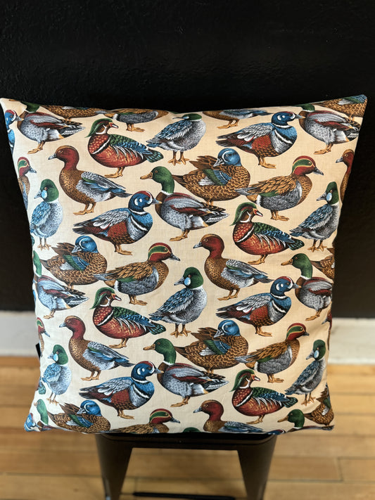 Hand Sewn Duck Pillow