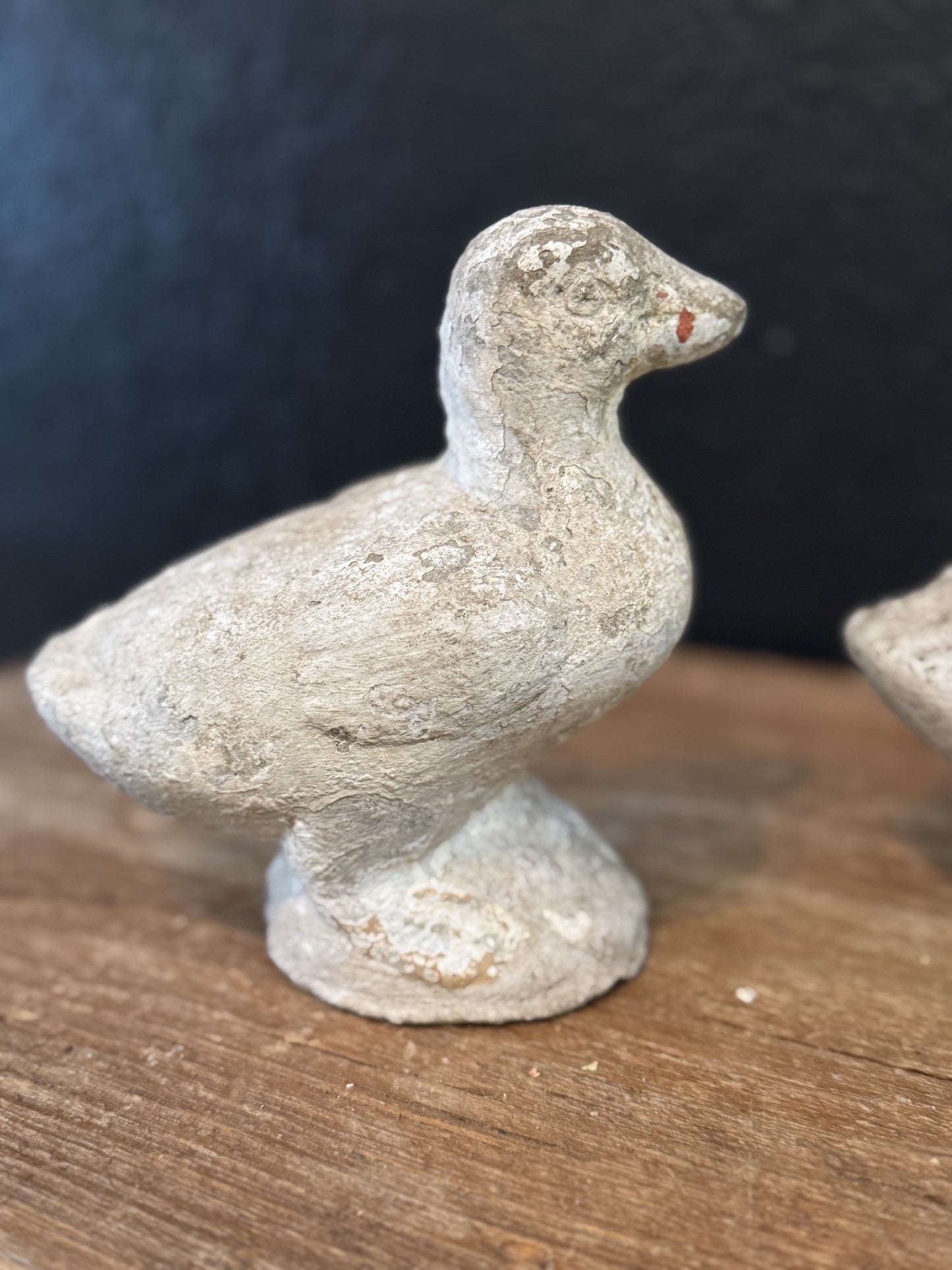 Vintage Concrete Duck + 3 Babies