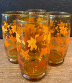 Autumn Leaves Glasses | Set Of Four