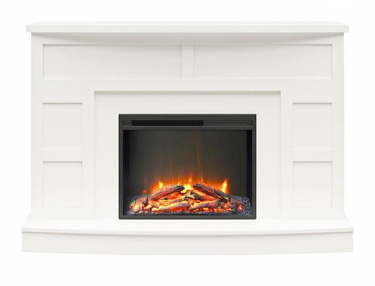 Fireplace Mantle With Electric Fireplace