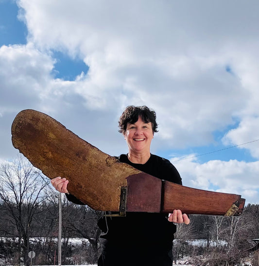 Antique Boat Rudder