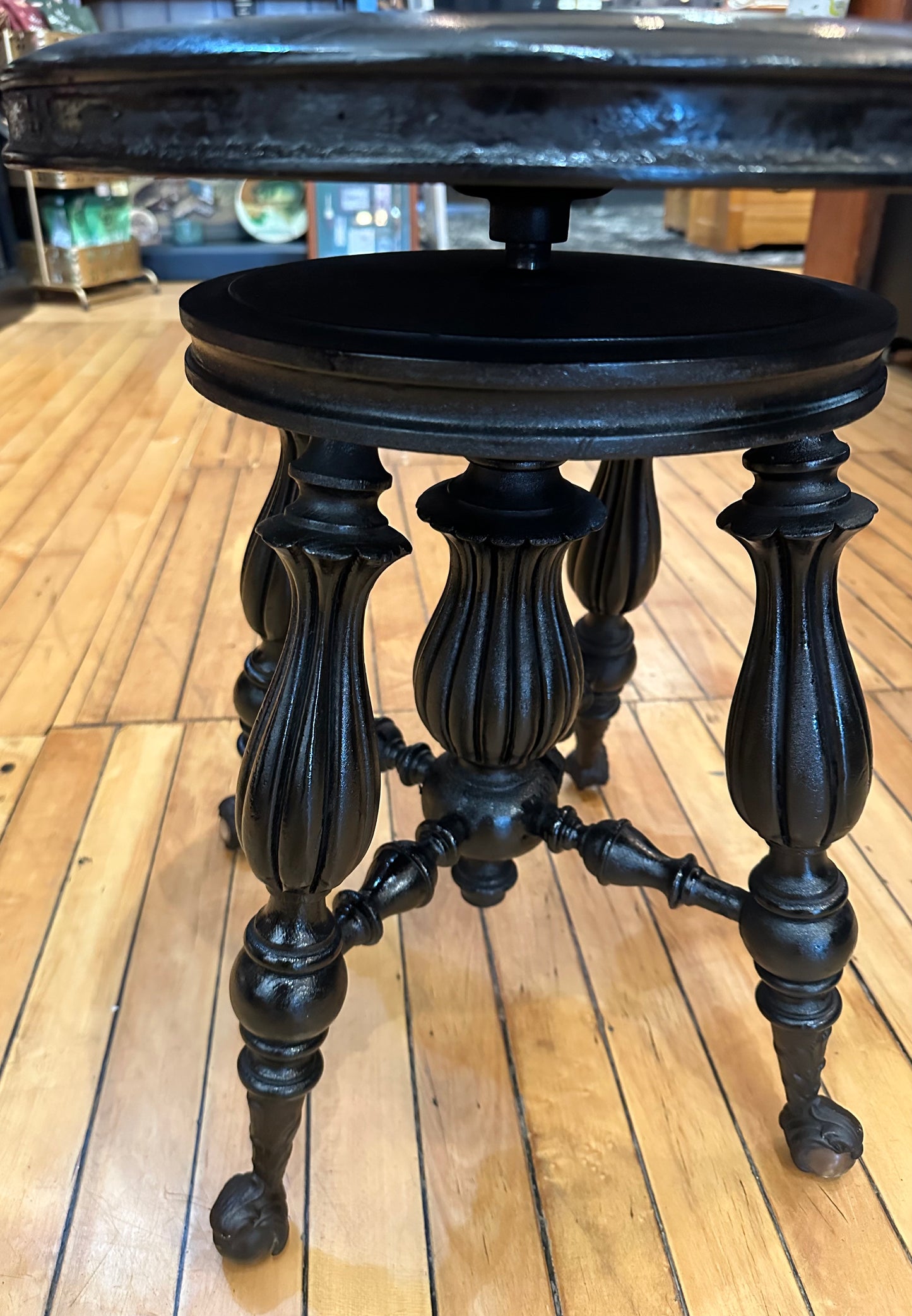 Antique Victorian Piano Stool