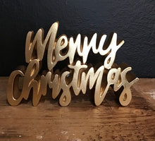 Load image into Gallery viewer, Gold Merry Christmas