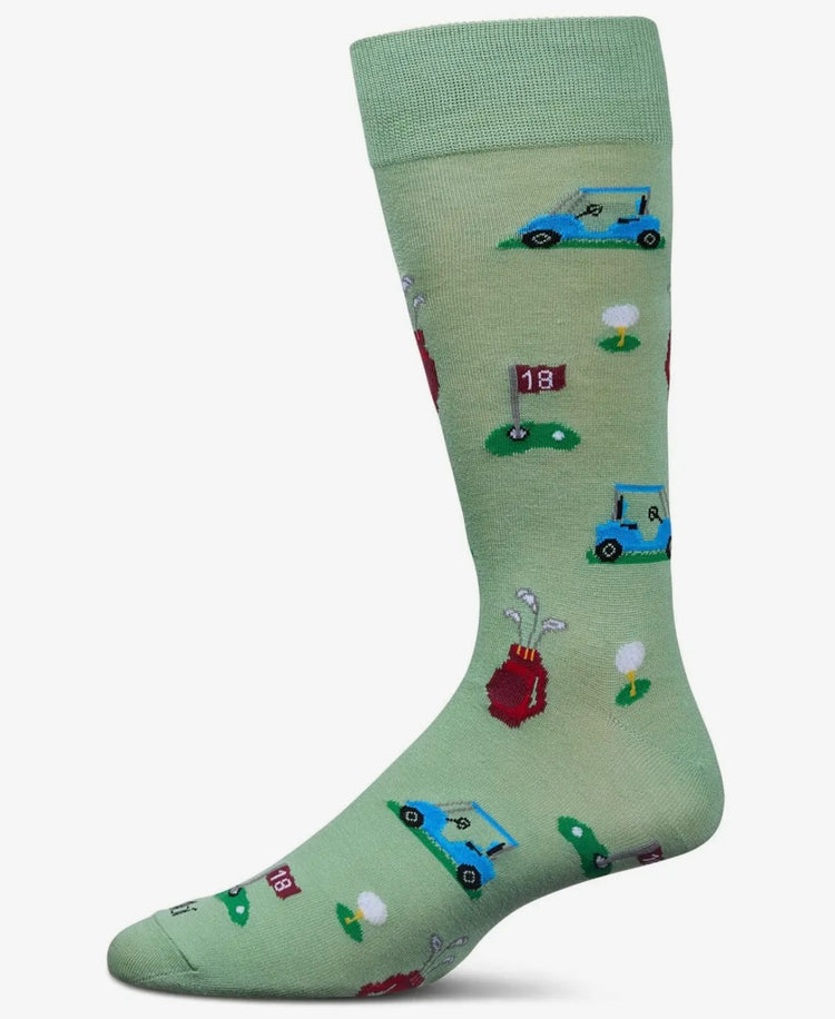 Tee Time Bamboo Blend Men’s Crew Socks