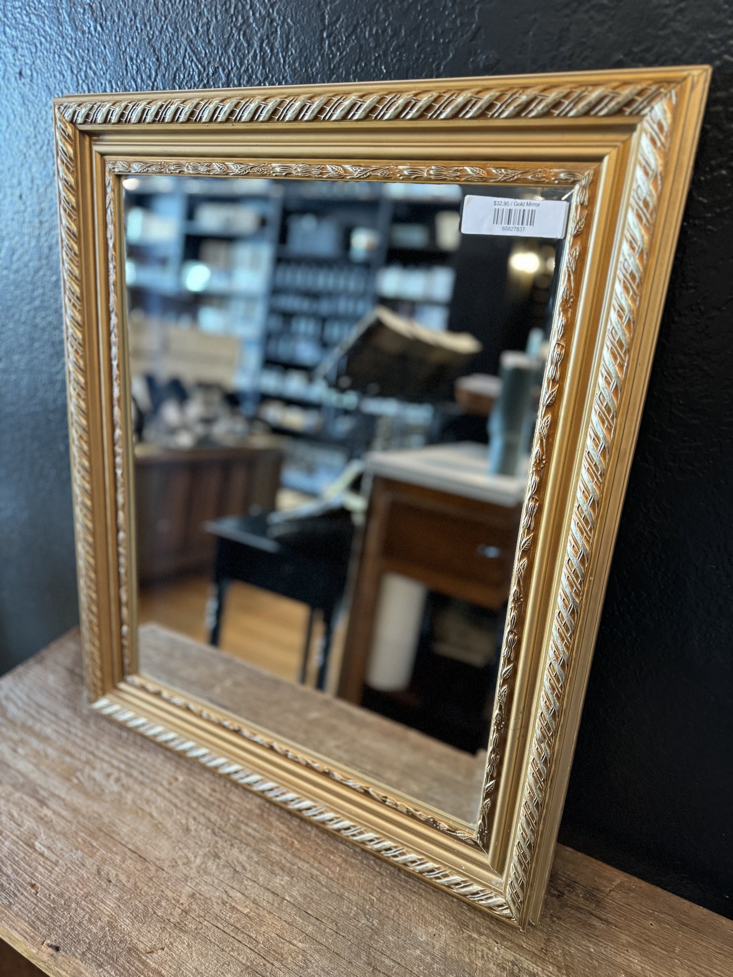 Vintage Gold Mirror