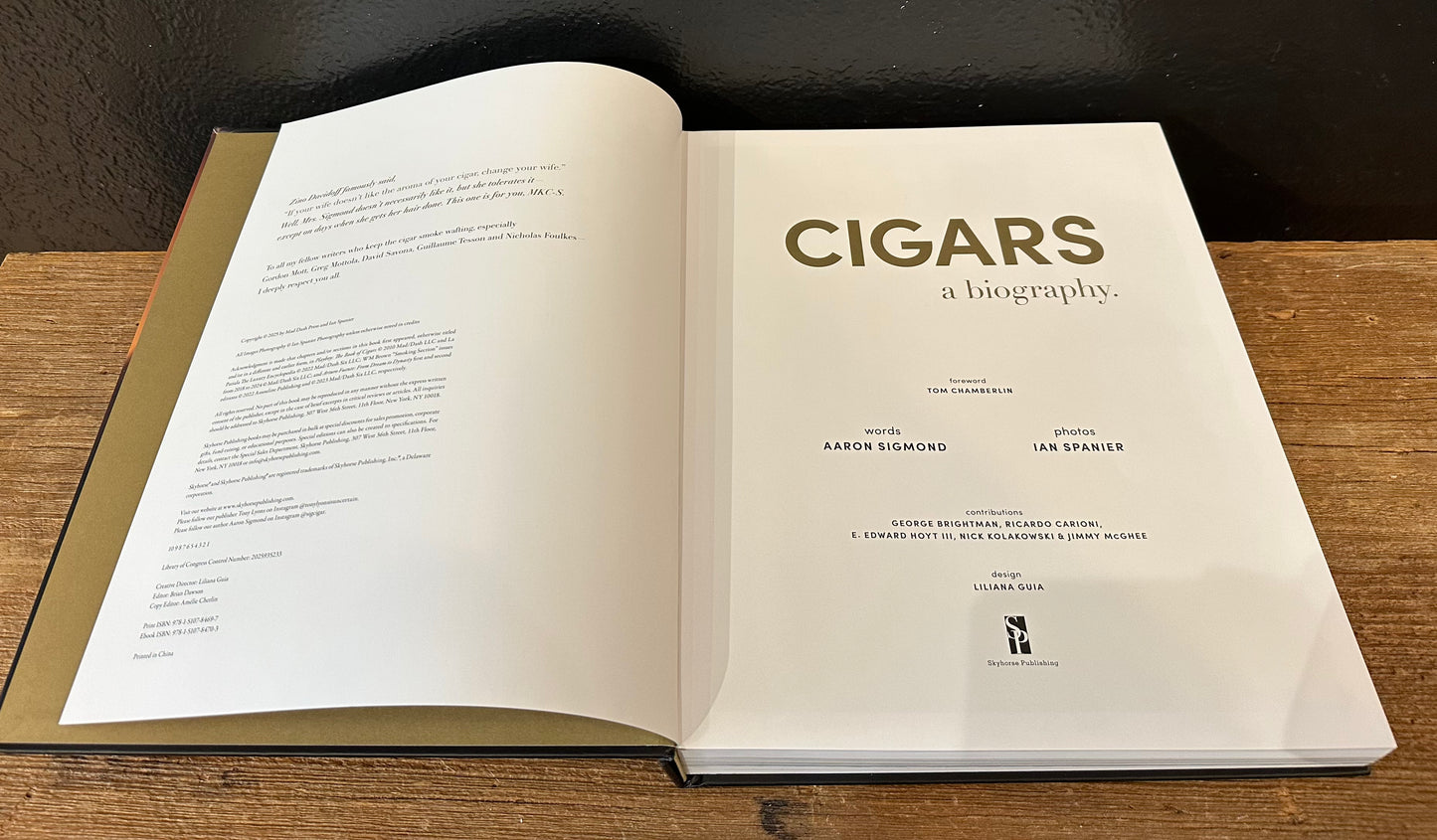 Cigars Book - A Biography
