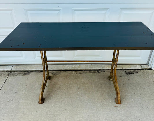 Black Painted Workbench