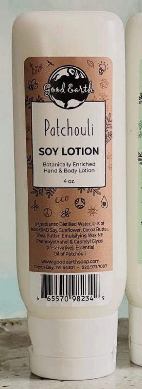 Good Earth Soy Lotion Tube