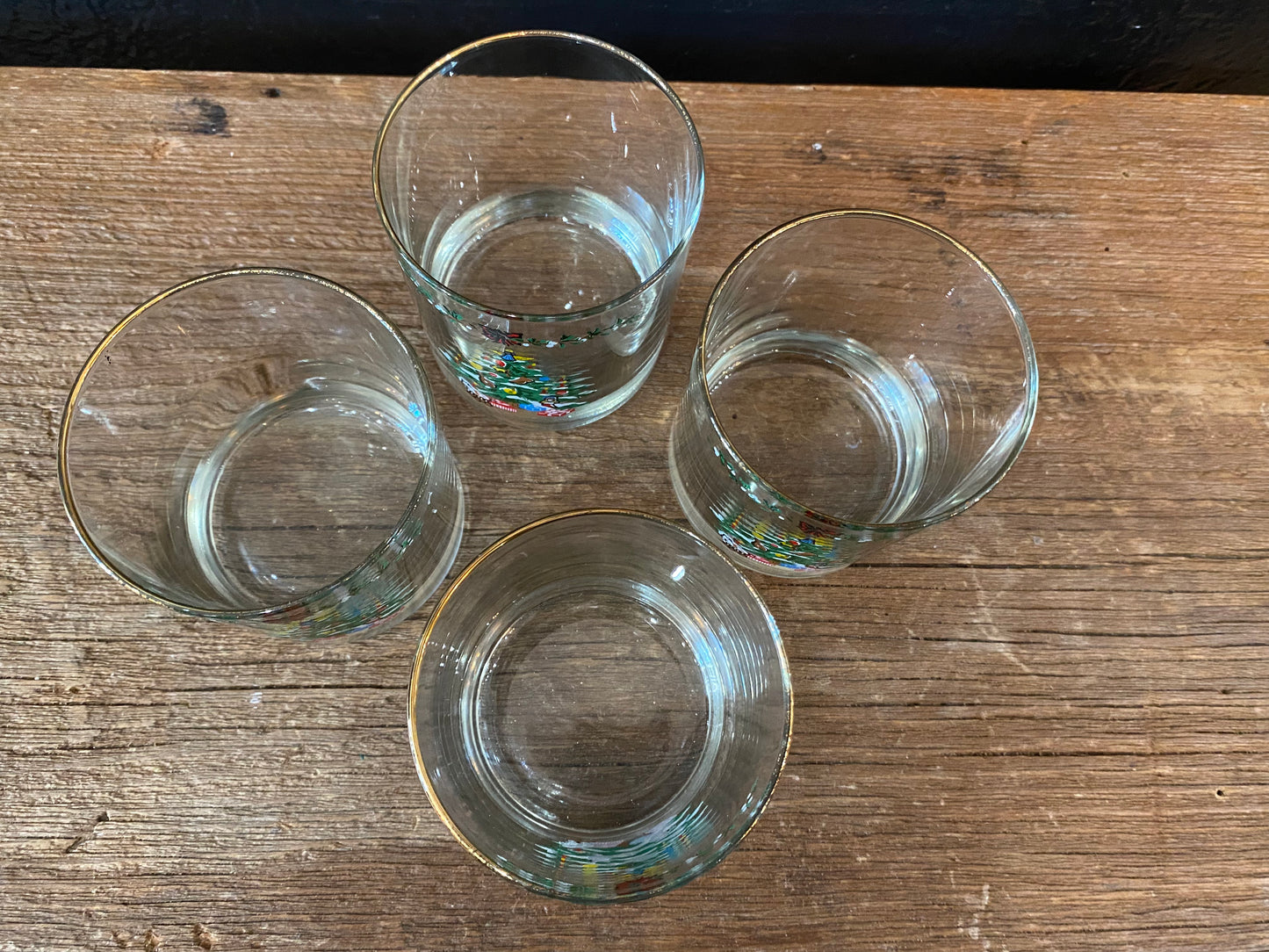 Christmas Tree Rocks Glasses | Set Of Four