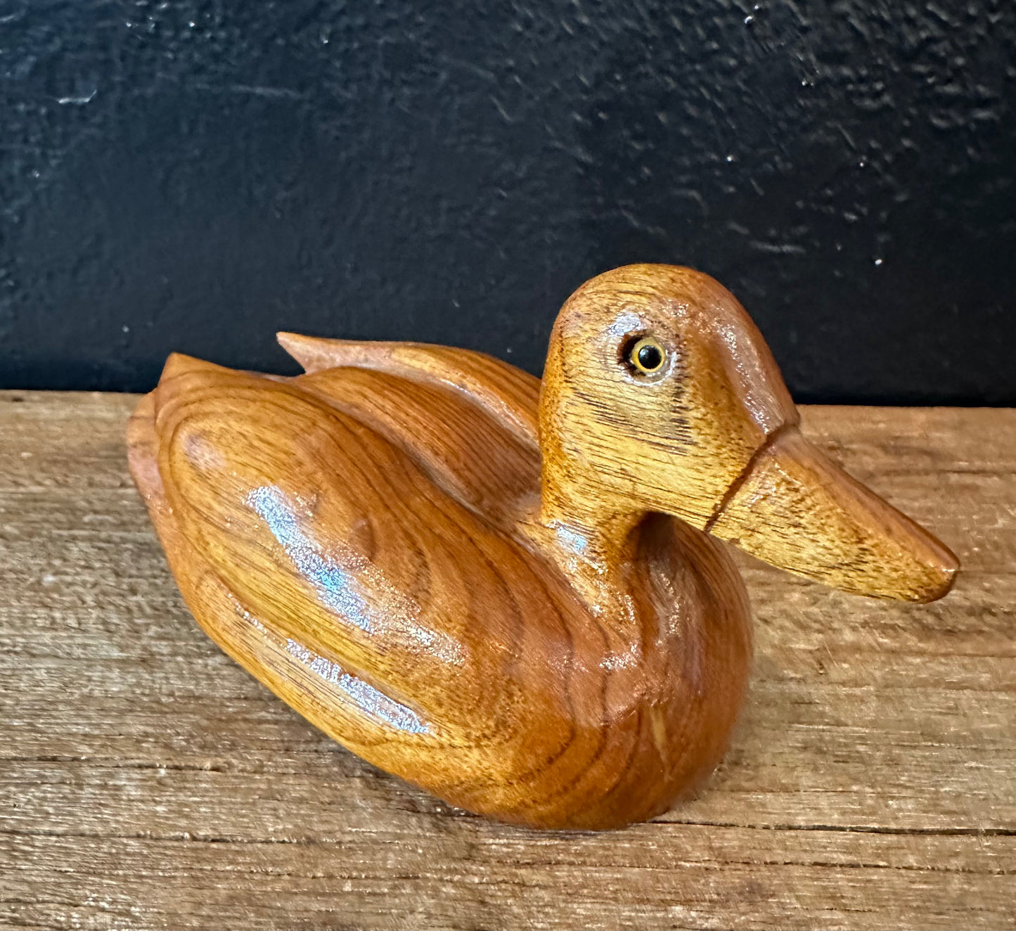 Hand Carved Wood Duck