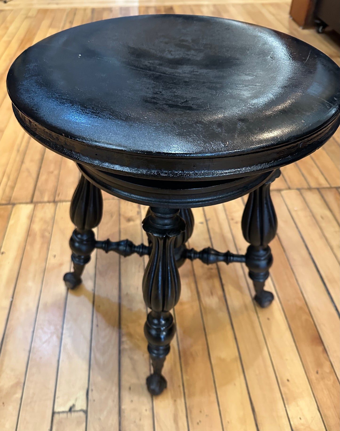 Antique Victorian Piano Stool