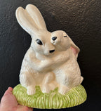 Ceramic Hugging Bunnies