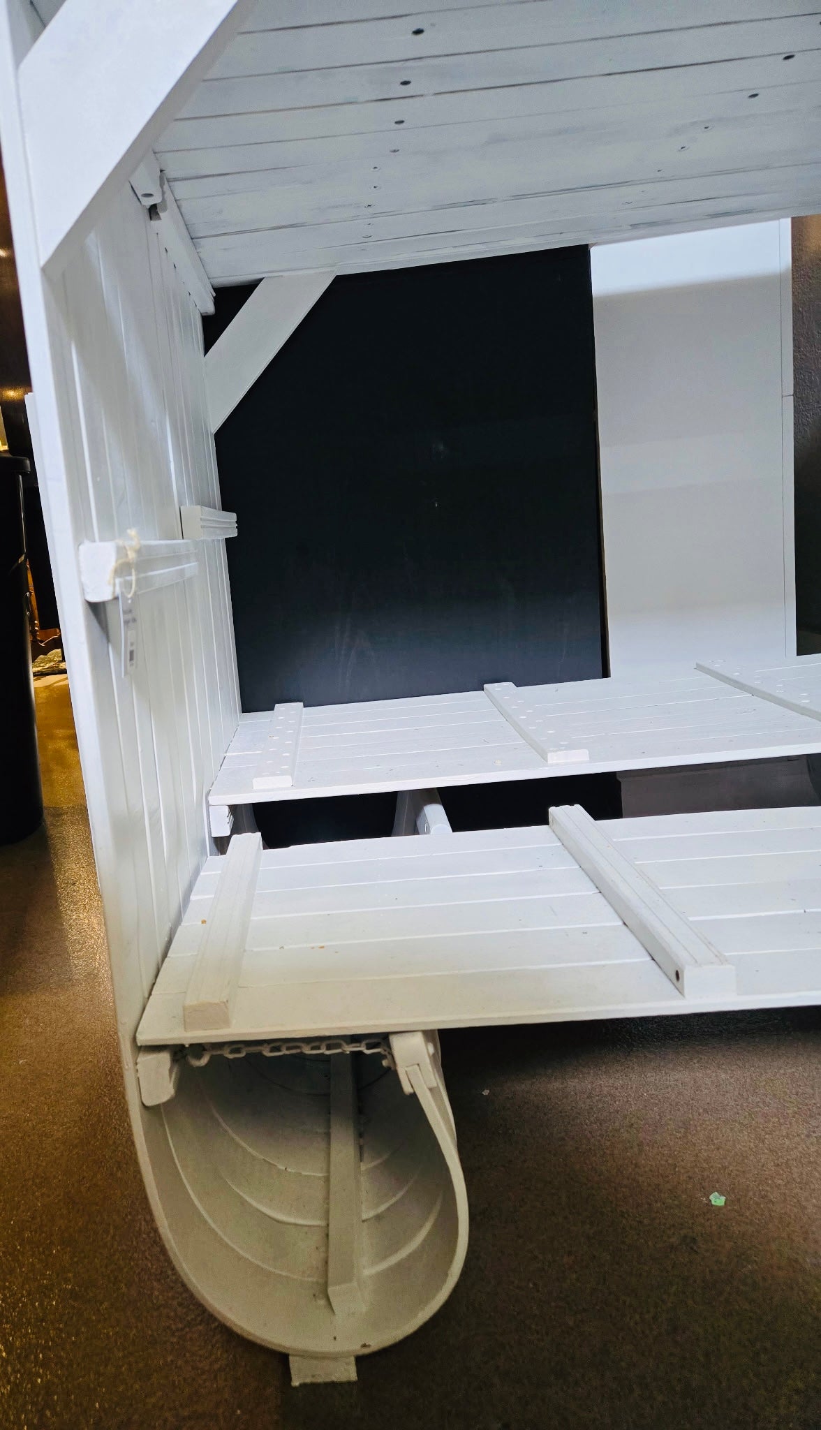 Painted Toboggan Display | SALE