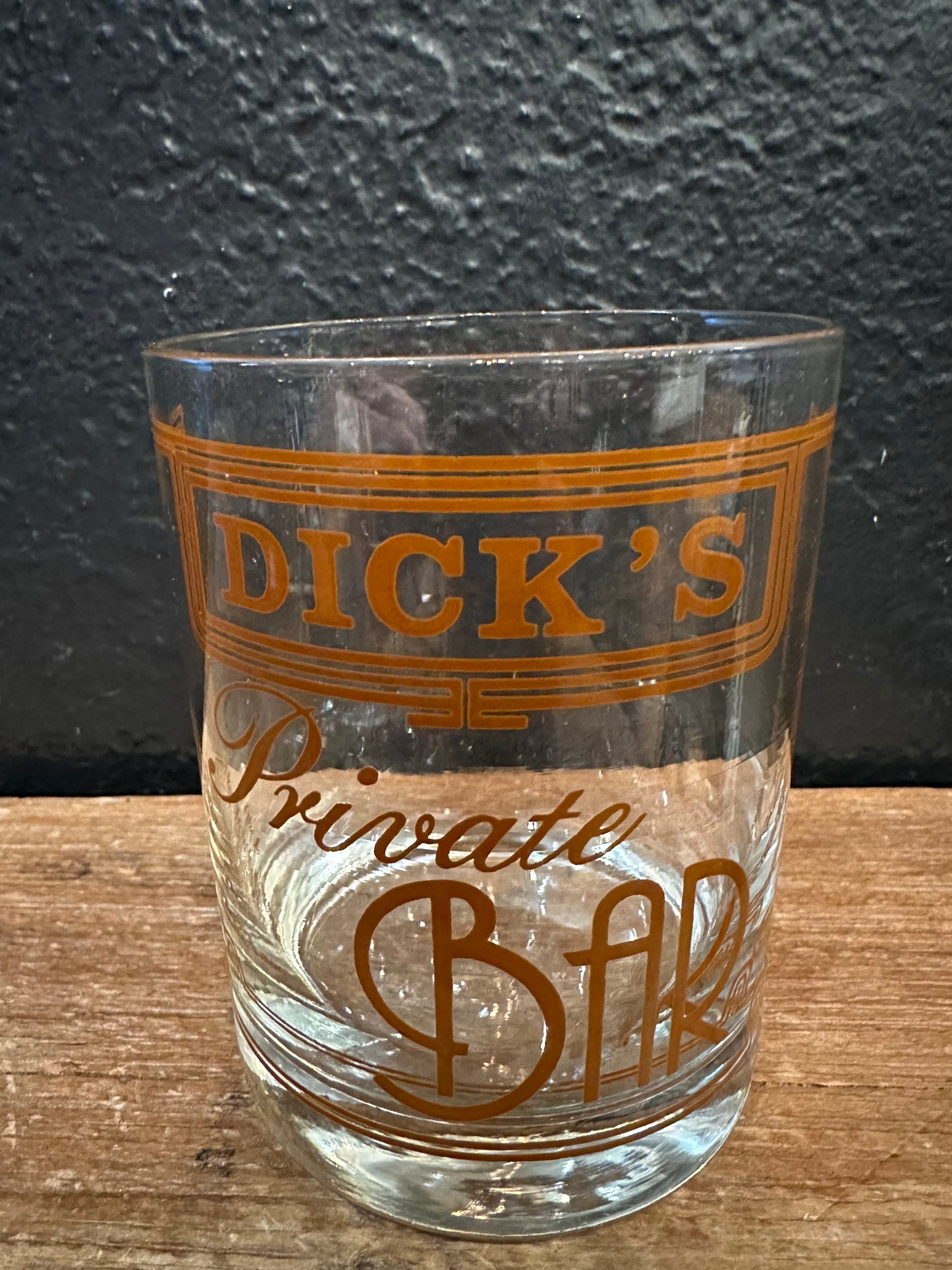 Dicks Private Bar | Pair Old Fashioned Glasses