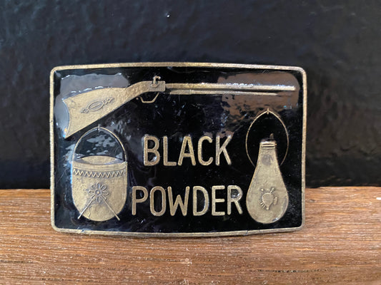 Black Powder Belt Buckle