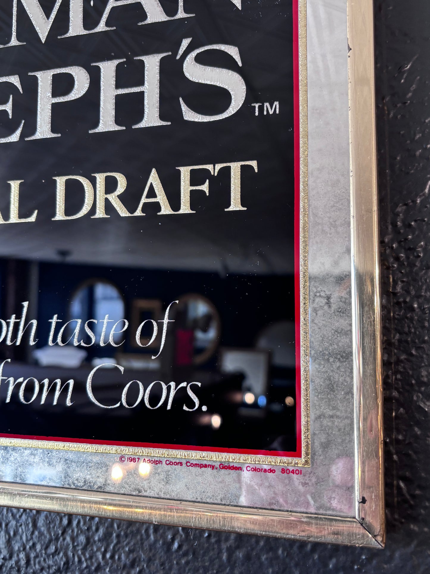 Vintage Herman Joseph’s Bar Mirror | SALE