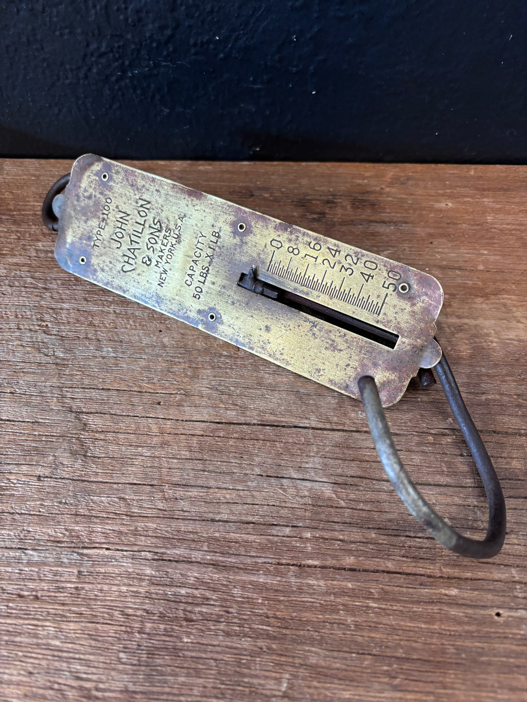 John Chatillon & Sons Brass Scale