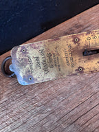 John Chatillon & Sons Brass Scale
