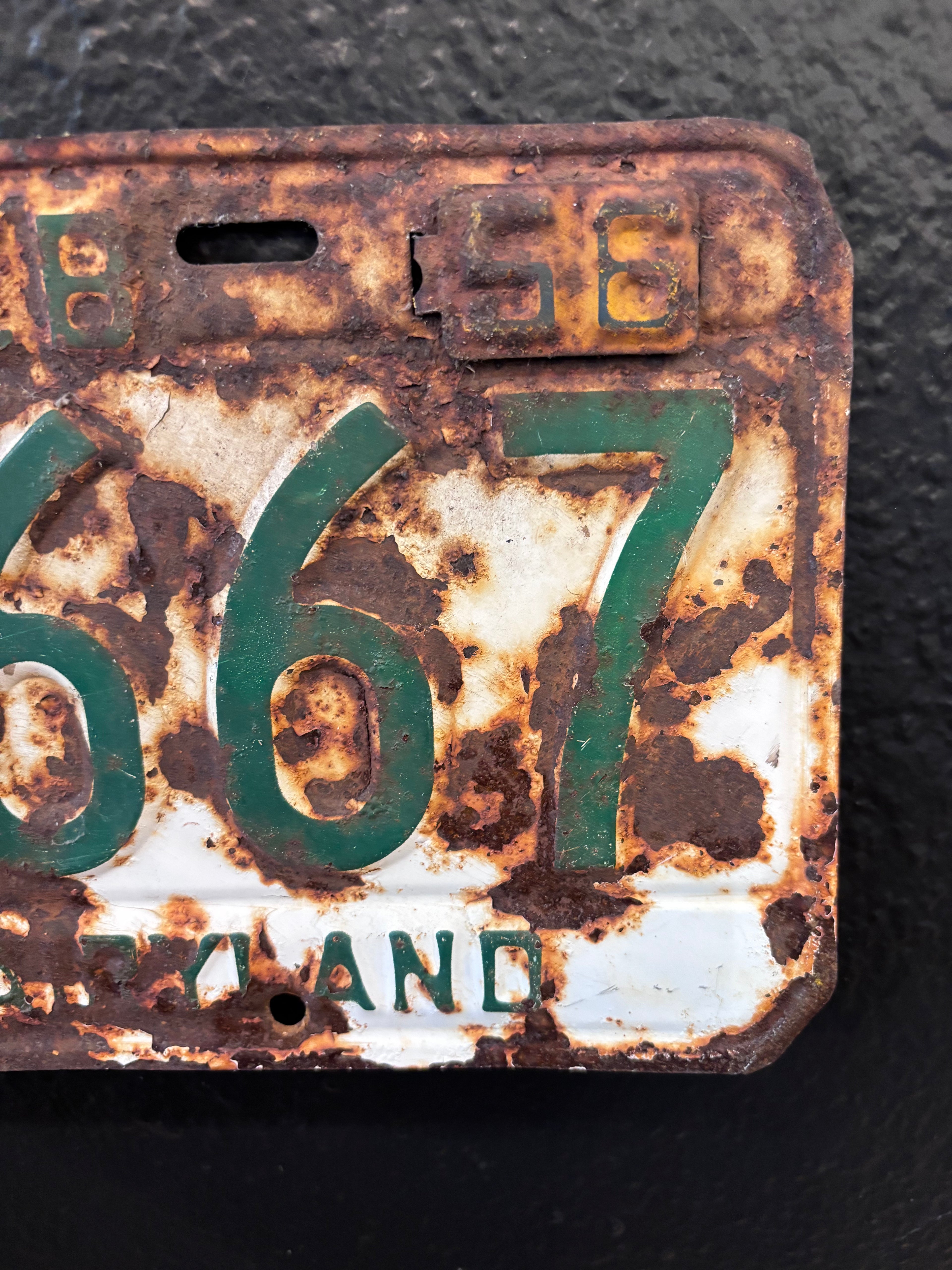 1956 Wisconsin License Plate