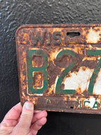 1956 Wisconsin License Plate