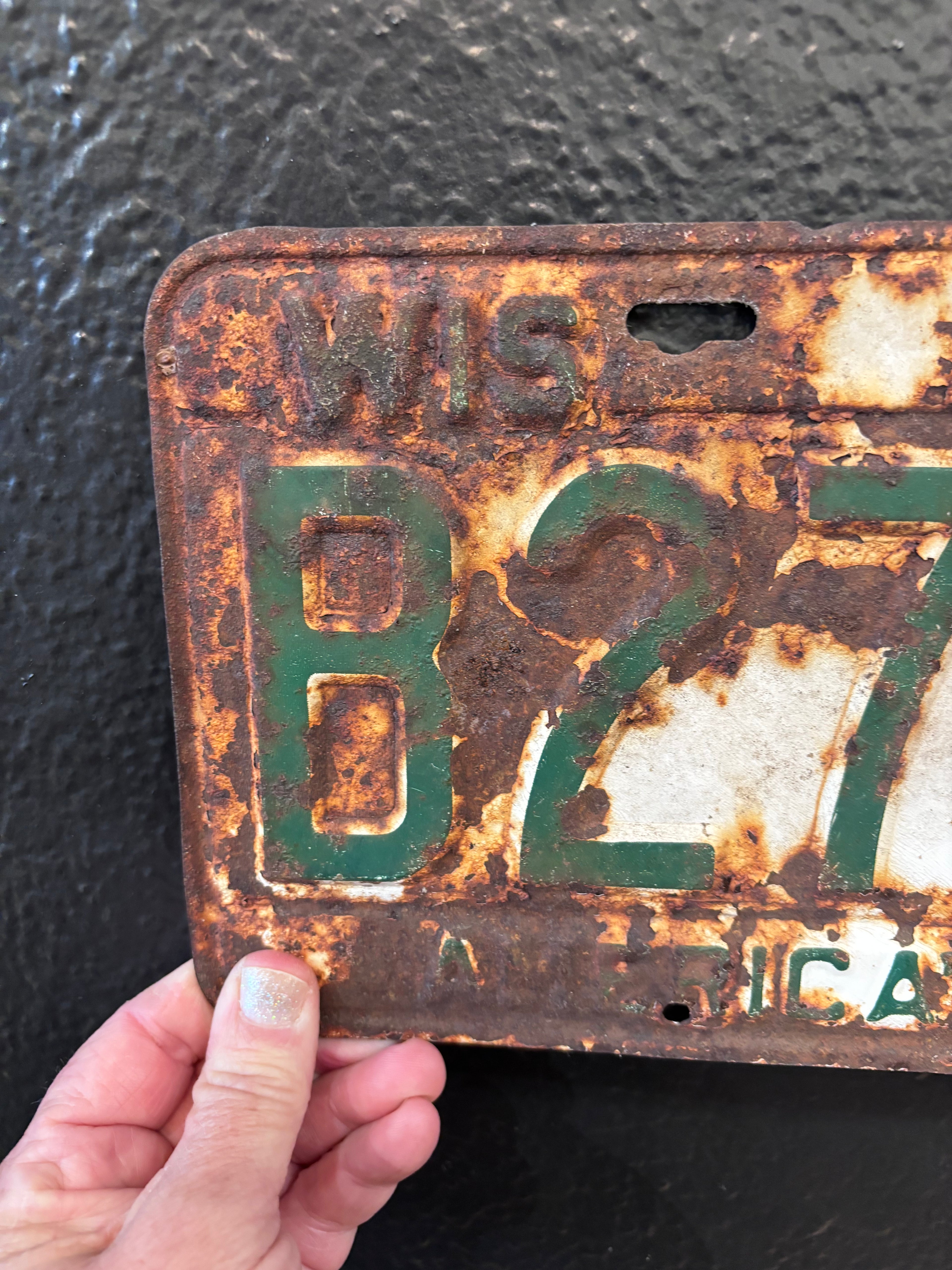 1956 Wisconsin License Plate