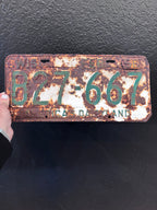 1956 Wisconsin License Plate