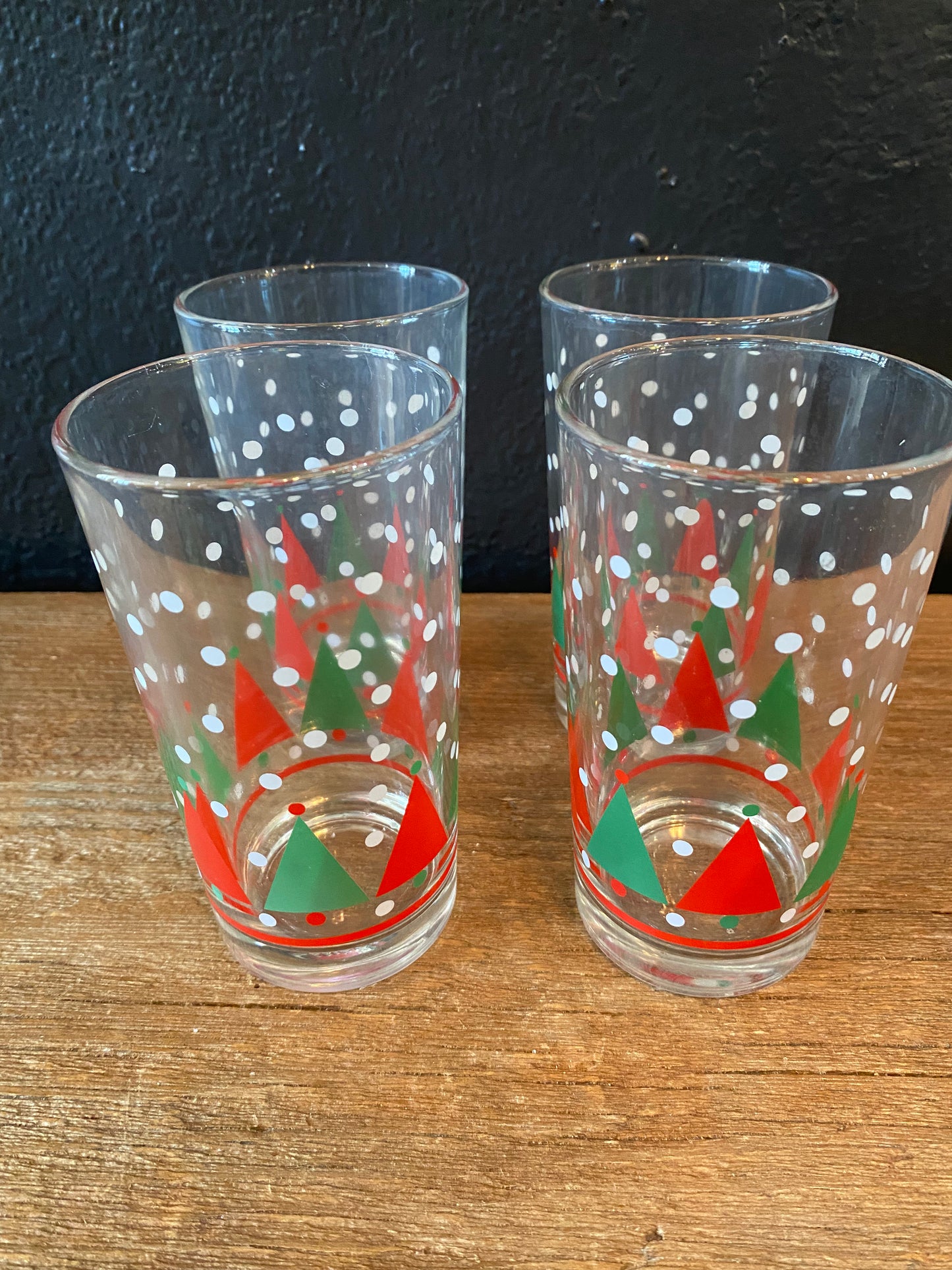 MCM Christmas Tree Glasses