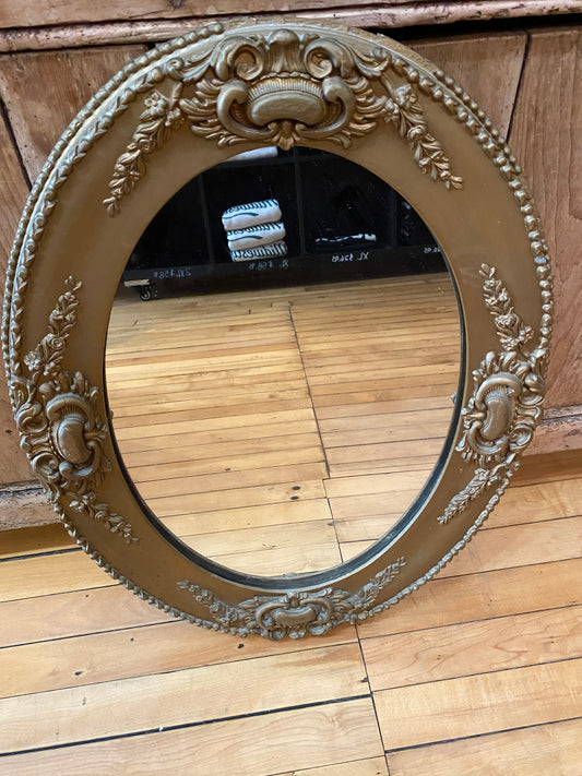 Vintage Gold Ornate Mirror