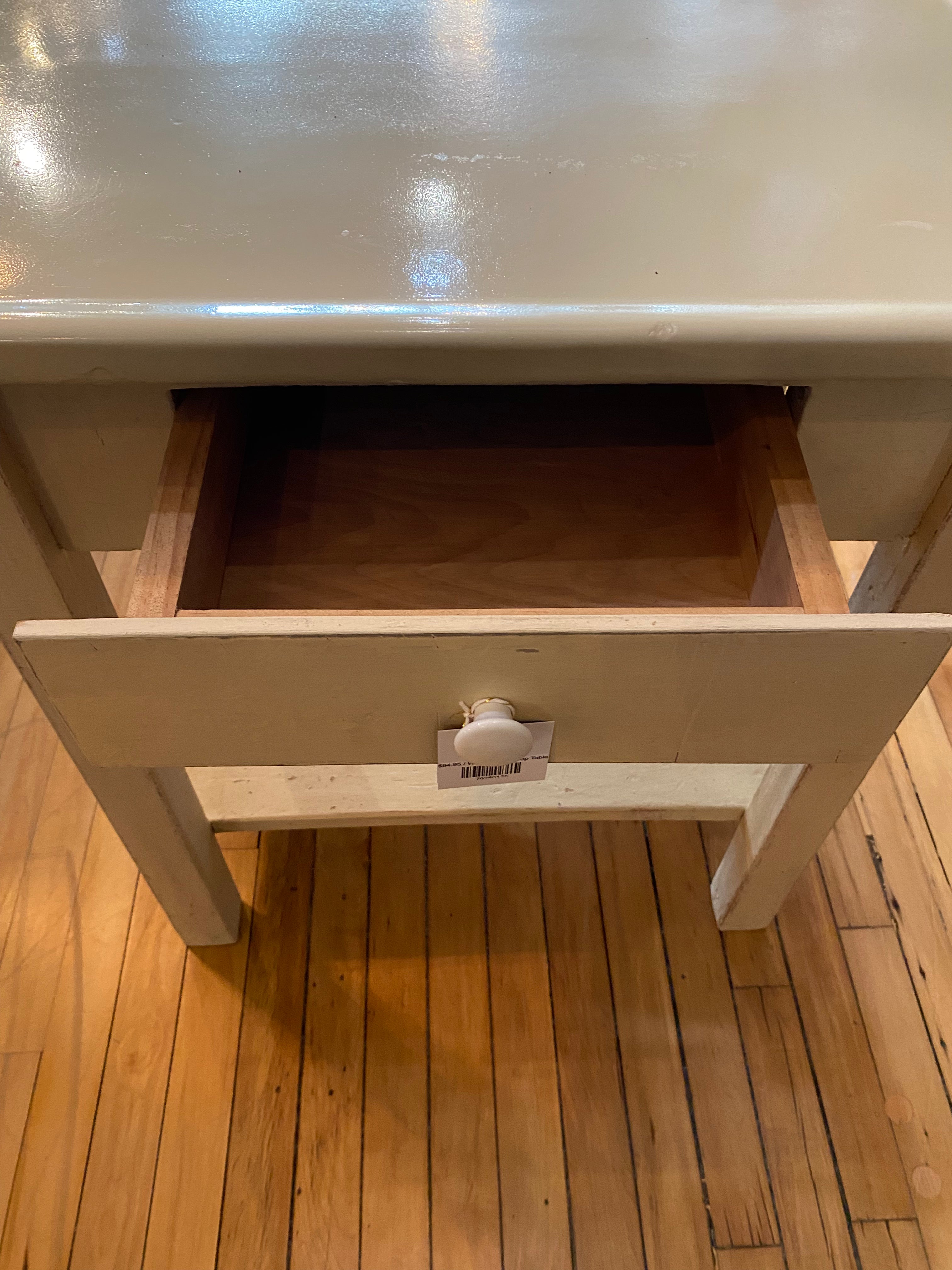 Enamel Top Table