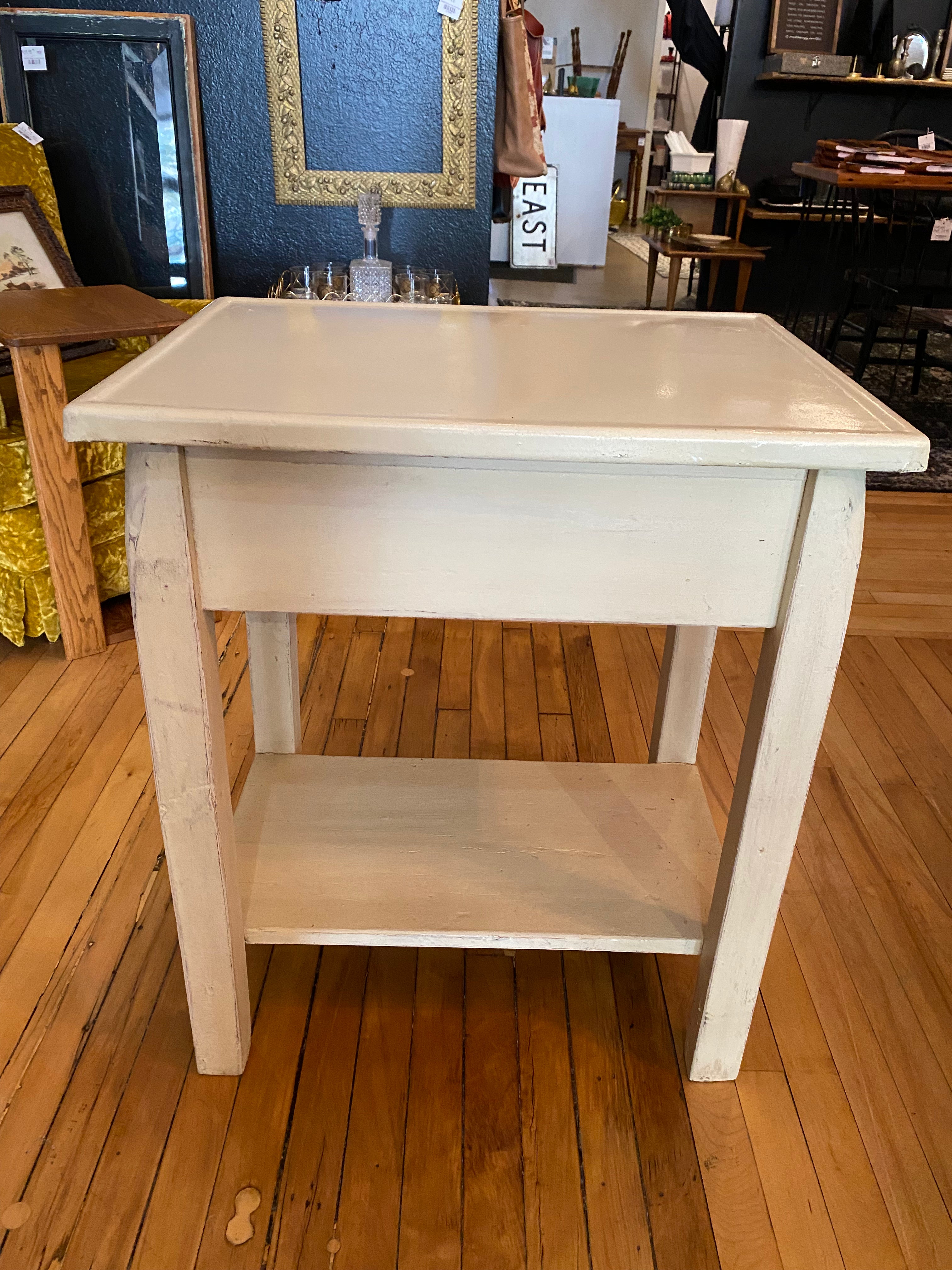 Enamel Top Table