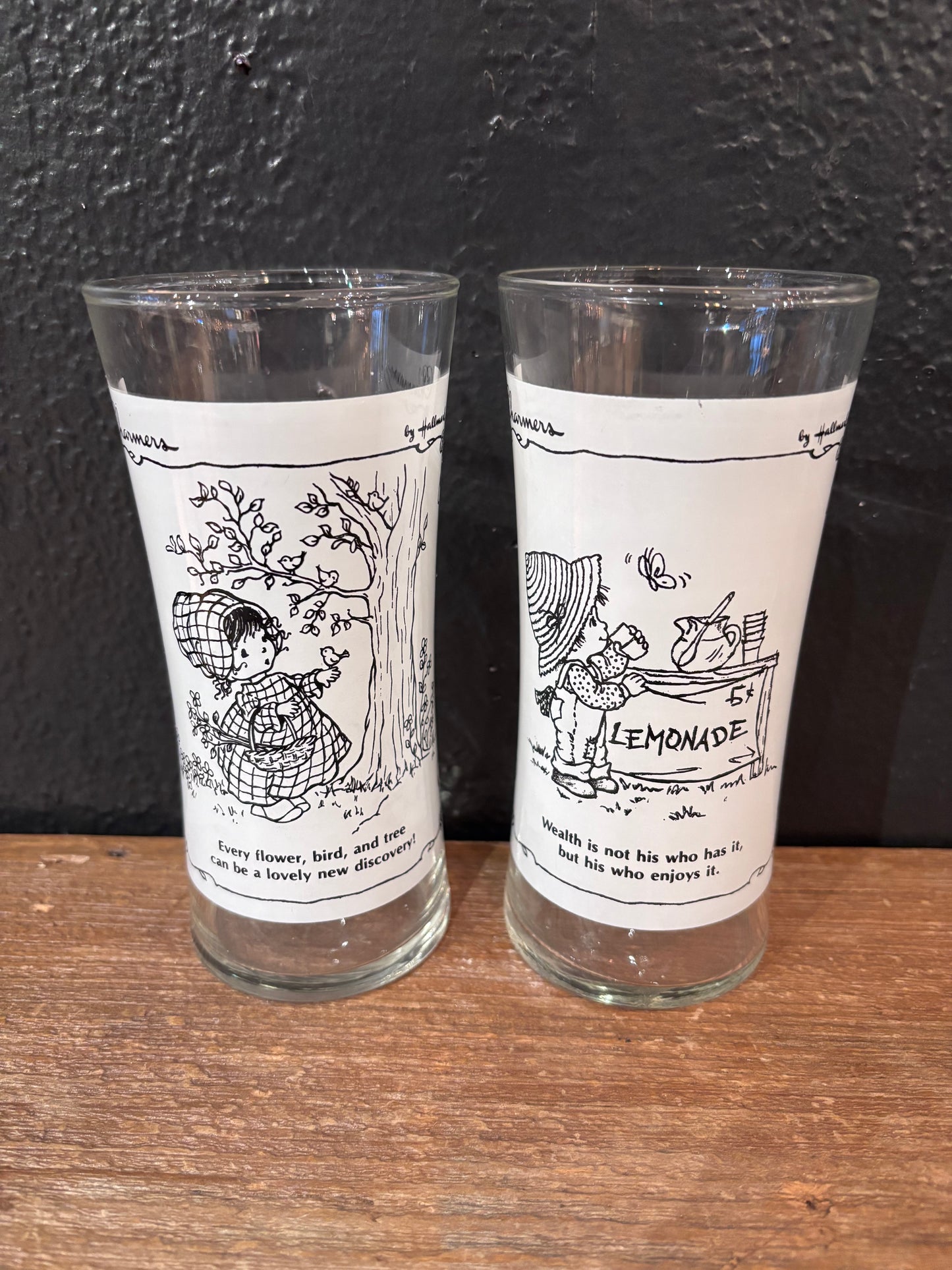 Hallmark “Charmers” Hiball Glasses | Pair