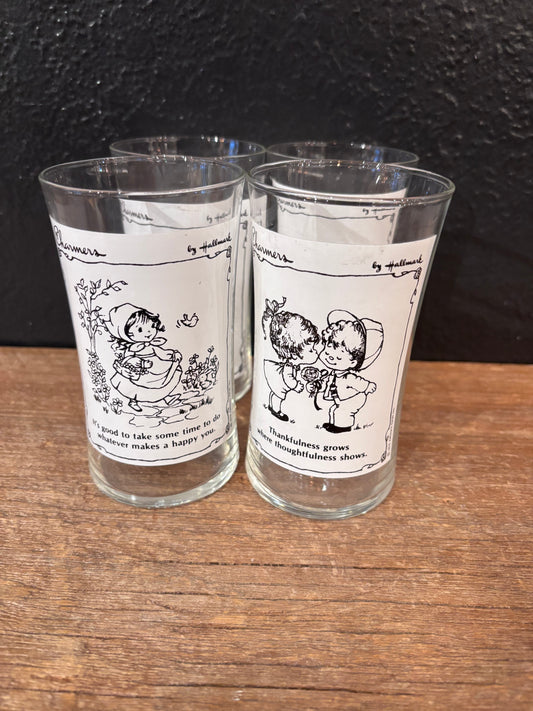 Hallmark “Charmers” Hiball Glasses Set of 4 | SALE
