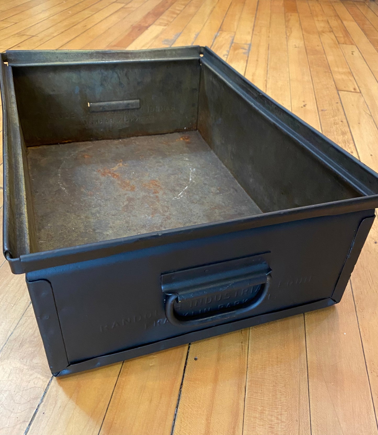 Industrial Black Metal Bin