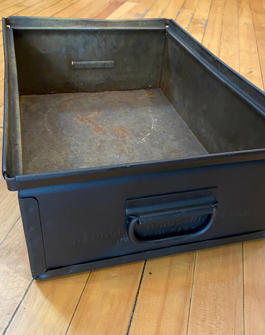 Industrial Black Metal Bin