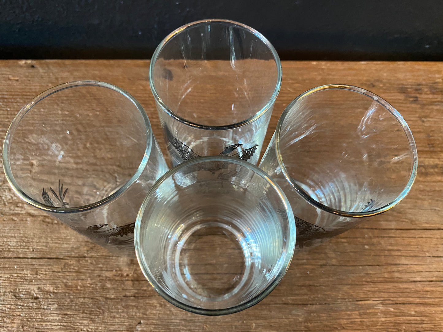 Pheasant Highball Glasses | Set Of Four