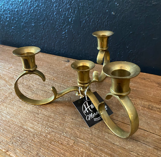 Vintage Brass Candelabra