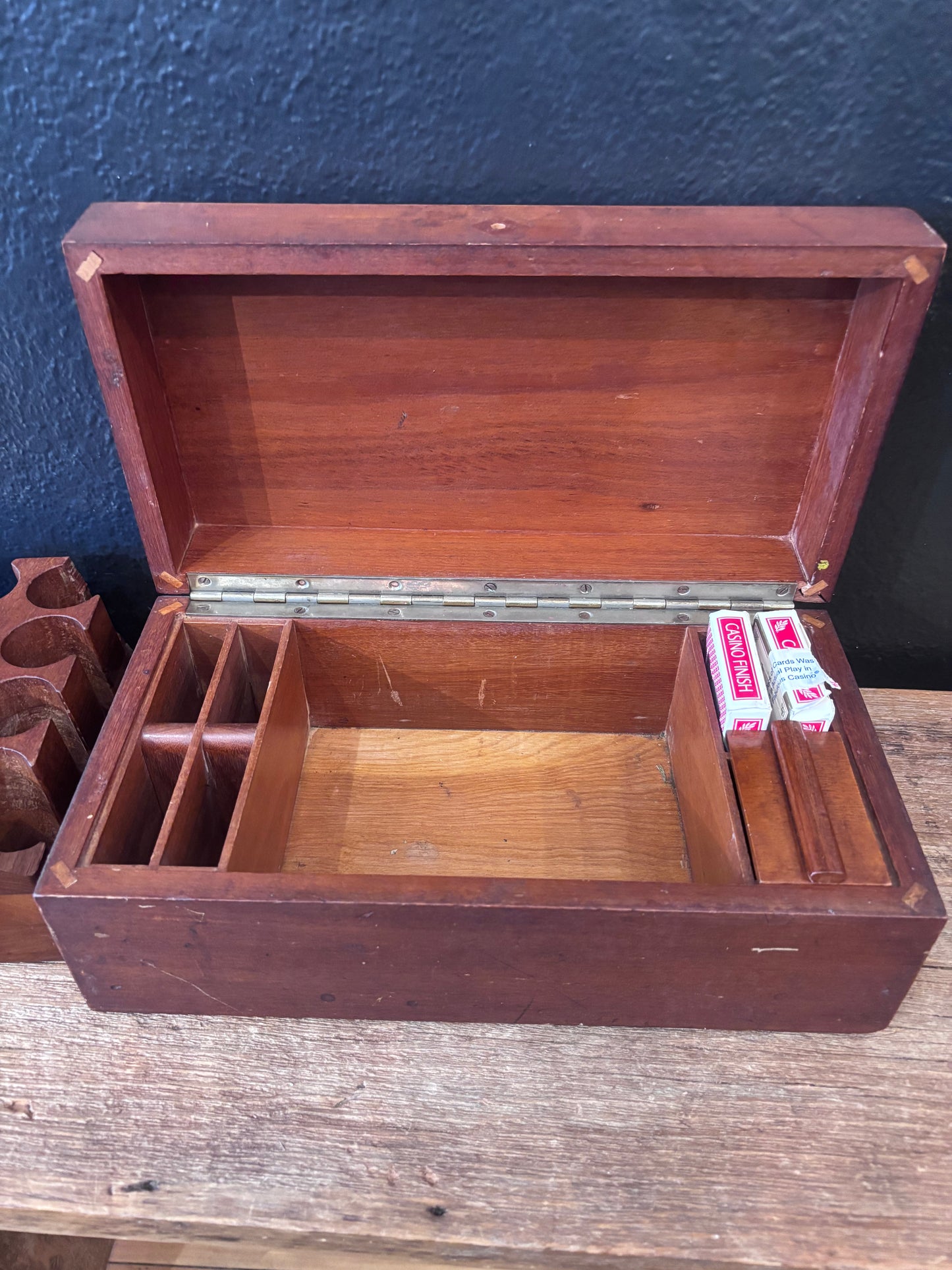 Wood Poker Gaming Box