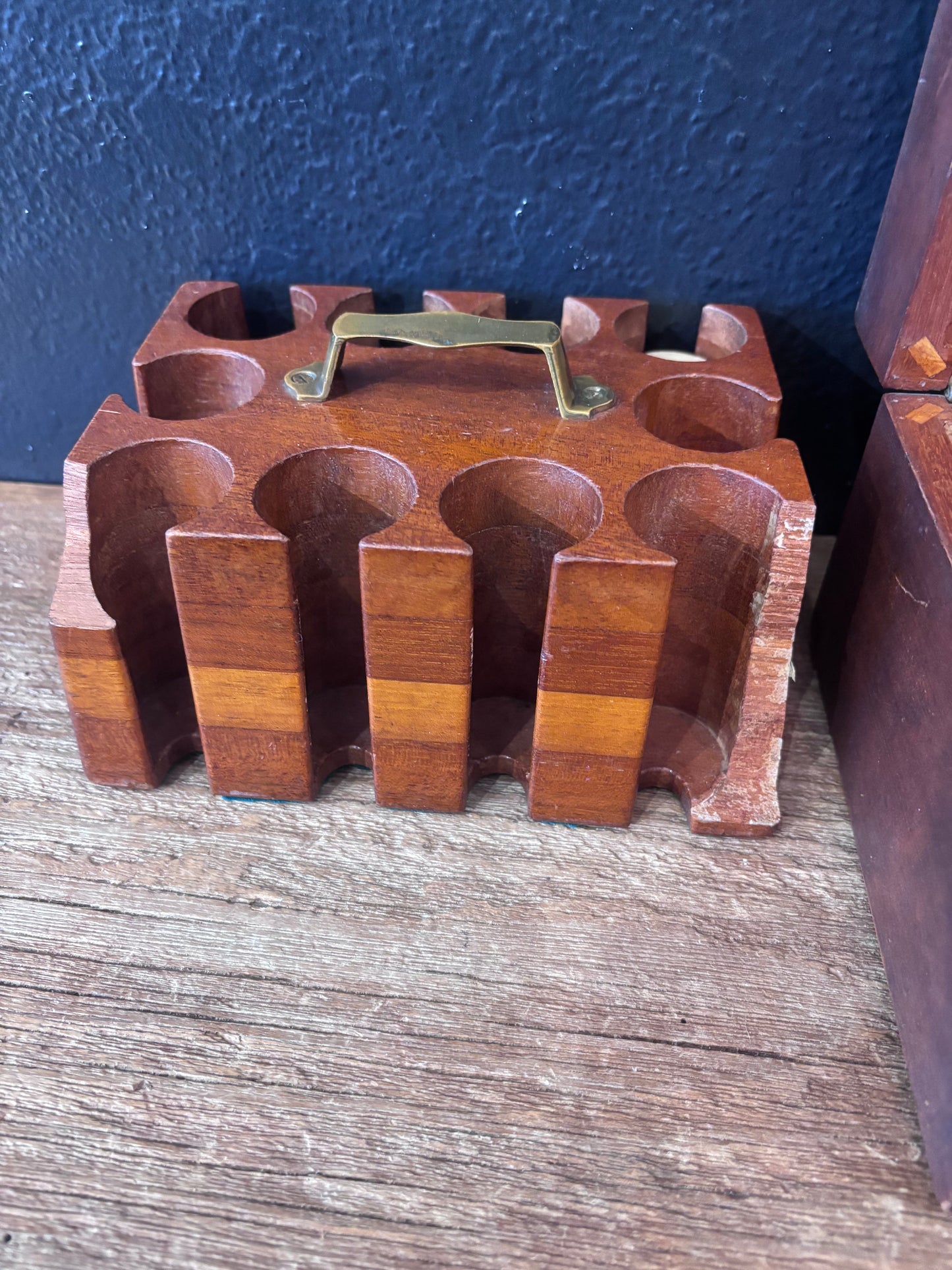 Wood Poker Gaming Box