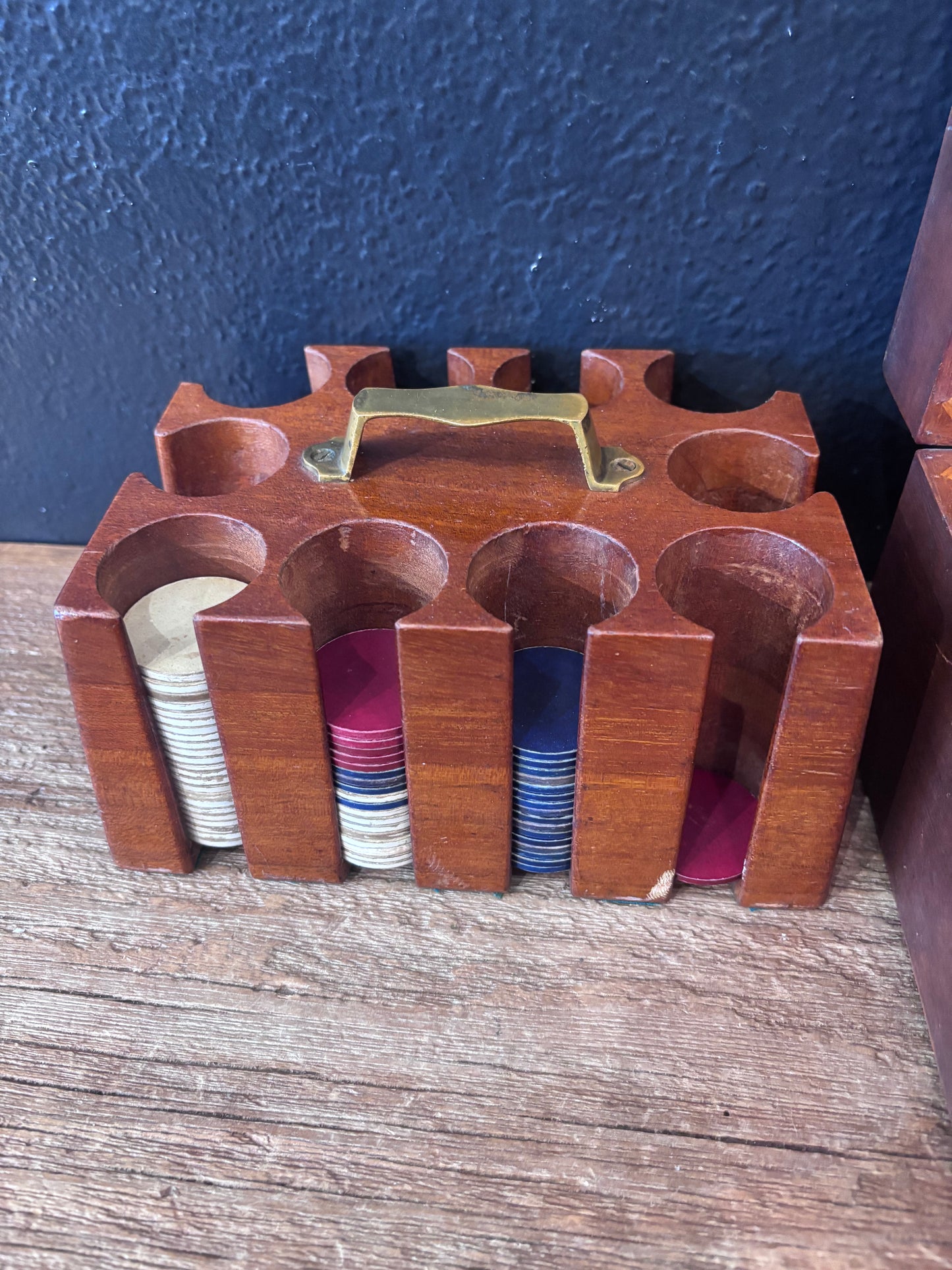 Wood Poker Gaming Box