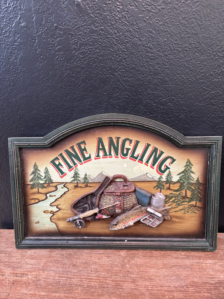 Fine Angling Fishing Wall Decor