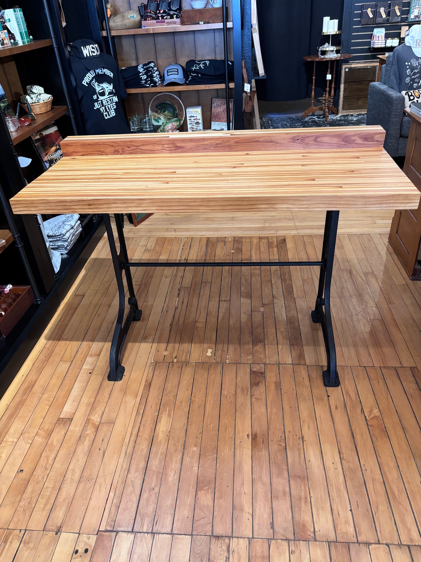 Butcher Block Top Workbench
