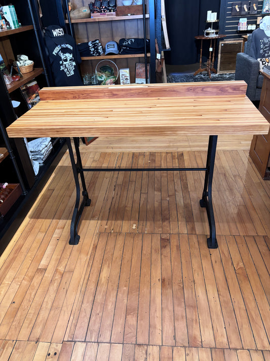 Butcher Block Top Workbench