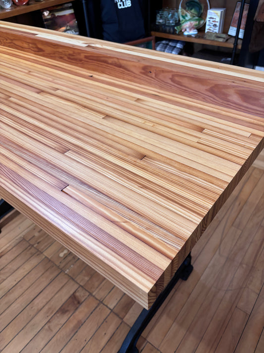 Butcher Block Top Workbench