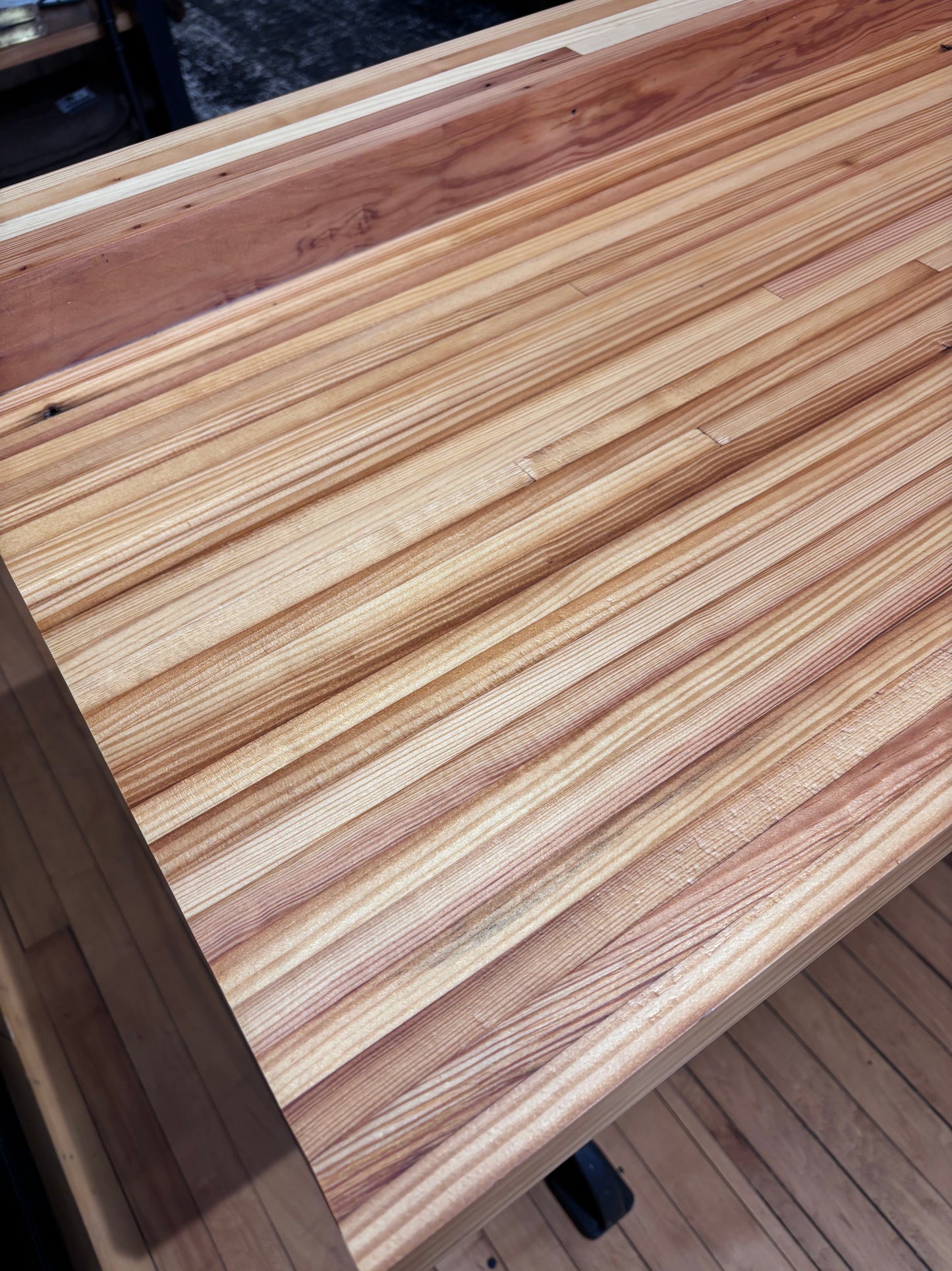 Butcher Block Top Workbench